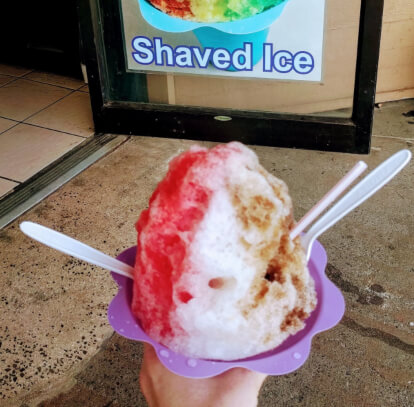 Hawaiian shaved ice.